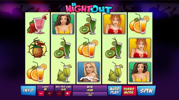 A night out là một dạng trò chơi quay slots ăn tiền. Chỉ cần truy cập vào PT Slots bạn sẽ tìm thấy trò chơi này ngay lập tức. Trong trò chơi sẽ có một khung cảnh trò chơi mở ra với quán bar, bữa tiệc sôi động. Các cô gái đang nhún nhảy cùng nhau trên quán bar và các chàng trai đang kéo mọi phụ nữ có sẵn để nhảy. Ngoài ra còn có đồ uống, như bia và cocktail, phụ nữ xinh đẹp cho công ty của bạn, và giải trí. Hãy đến PQ88 trò chơi trực tuyến để biết thêm thông tin nhé .